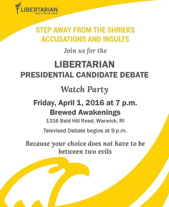 Libertarian Debate Watch Party: